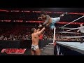 The Usos Vs Miz Mizdow WWE Tag Team Championship Match Raw December 29 2014