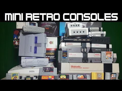 My MINI retro console collection NES, SNES and SEGA  systems.
