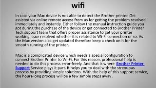 Steps how to connect brother printer to mac