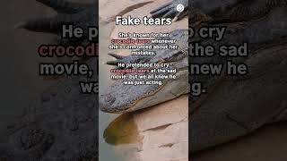 Unmasking Crocodile Tears: The Deceptive Art of False Emotions 📚 | Master with ESOL