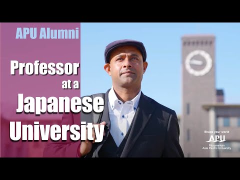 APU Alumni Profile: Kanduboda Prabath Buddhika, Professor at a Japanese University