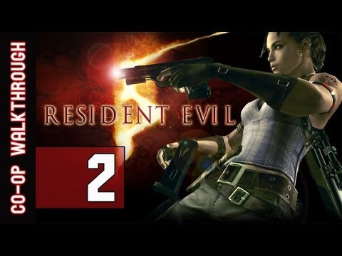 Resident Evil 5 Walkthrough: Part 2 Favela - Gameplay & Commentary (Co-op)