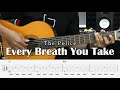 Every Breath You Take - The Police - Fingerstyle Guitar Tutorial + TAB & Lyrics