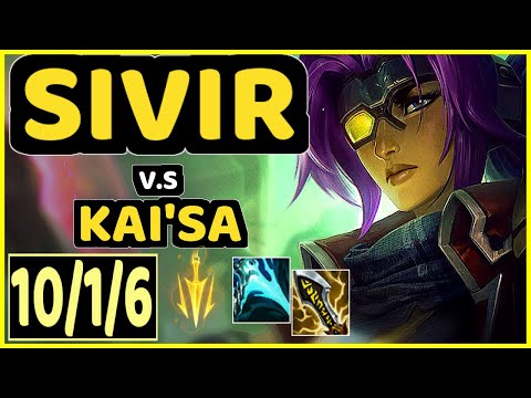 REKKLES (SIVIR) vs KAI'SA - 10/1/6 KDA BOTTOM ADC GAMEPLAY - EUW Ranked GRANDMASTER