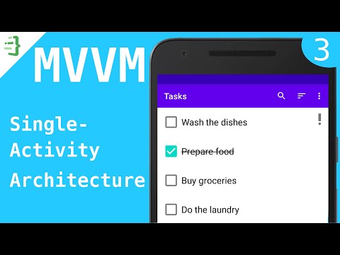 Project Setup MVVM To Do List App with Flow and Architecture Components 1