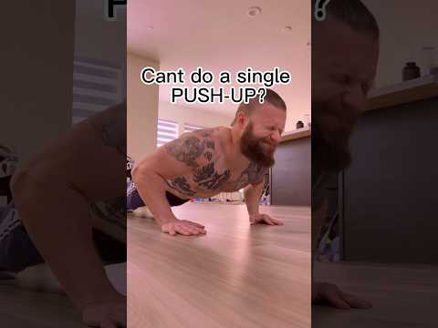 Can’t do a push-up? LETS FIX IT! #homeworkout #beginners #shorts