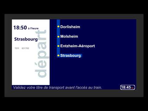 Annonce SNCF gare de Rosheim