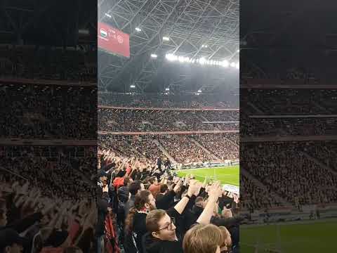 Węgierscy kibice skandują "POLSKA! POLSKA!" podczas meczu Węgry - Turcja | 22.03.2024