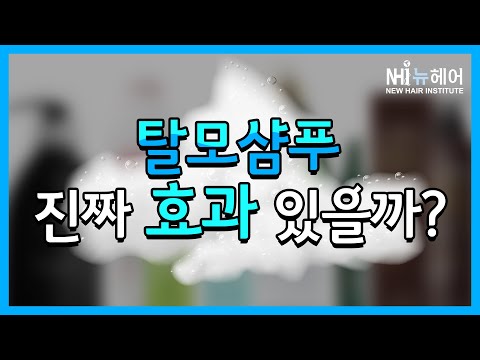 탈모샴푸 진짜 효과 있을까? - 뉴헤어 I 탈모치료