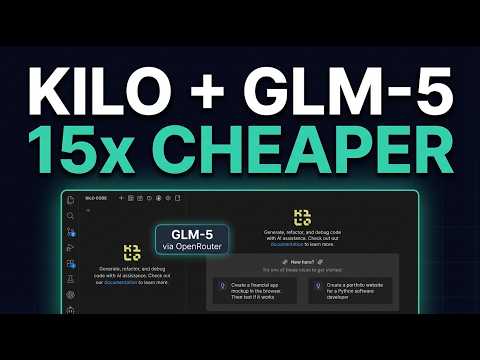 Kilo Code + GLM-5 = Insane Value AI Coding Combo