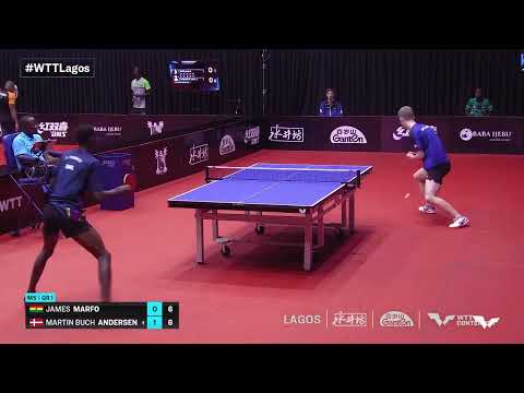James Marfo vs Martin Buch Andersen | MS QUAL | WTT Contender Lagos 2023