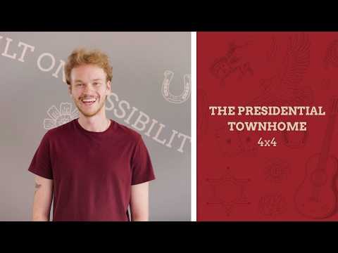 Take a Tour of The Penny&rsquo;s 4x4 Floorplan: The Presidential Townhome