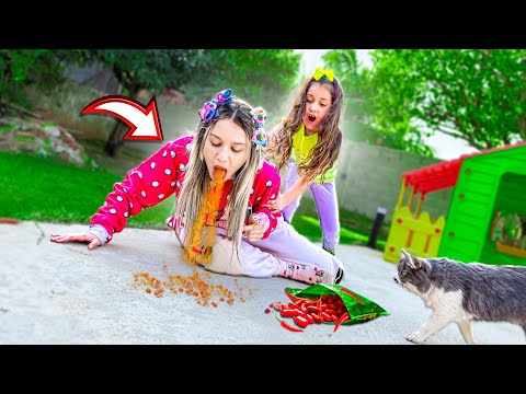 A JULLY COMEU UM SALGADINHO DE PIMENTA!! 