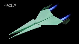BEST PAPER AIRPLANE - How to make a Paper Airplane