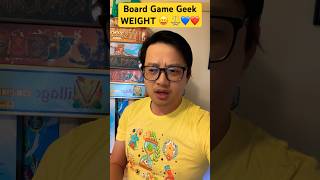 What’s a Board Game WEIGHT? 🏋🏻‍♂️⭐️☺️ #boardgames  #tabletopgames #games
