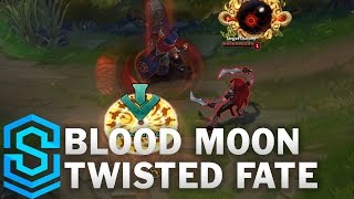 Blood Moon Twisted Fate Skin Spotlight - Pre-Release - League of Legends