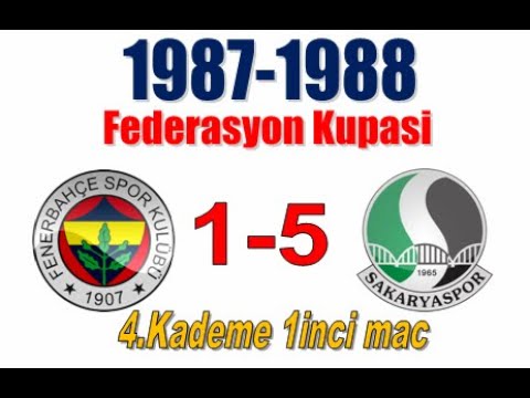 [1988.03.09] F.Bahce - Sakarya 1-5 (Kupa 4.Kademe 1inci mac)