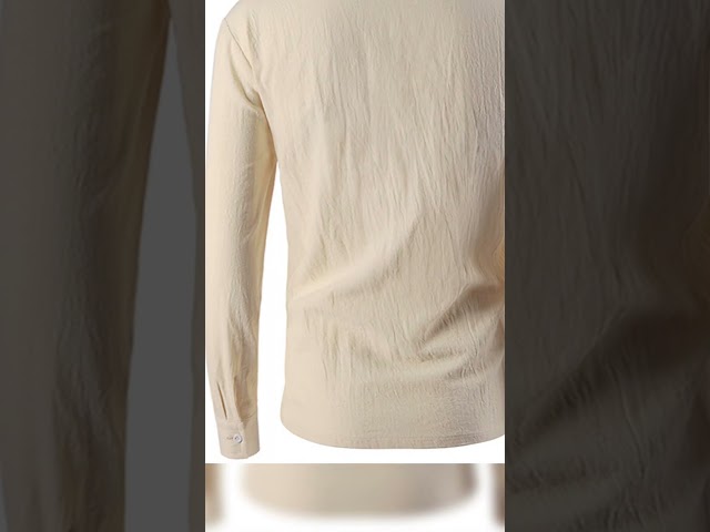 Vídeo relacionado con Enlision Camisa Pirata de Lino para Hombre Camisa Retro Medieval con Cordones para Cosplay Vikingo Hippie a Juego Gris Claro XL