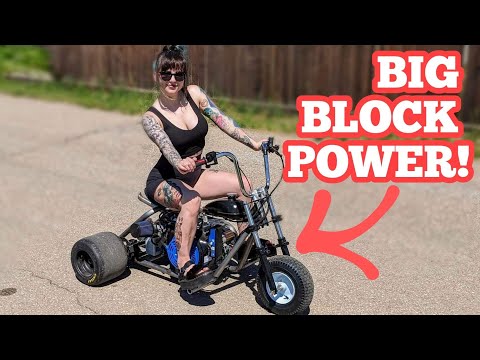 Big Block Pit Trike Is Done. Adding The Most Important Parts!