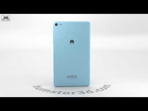 Huawei MediaPad T2 7.0 Pro Blue 3D model by 3DModels.org