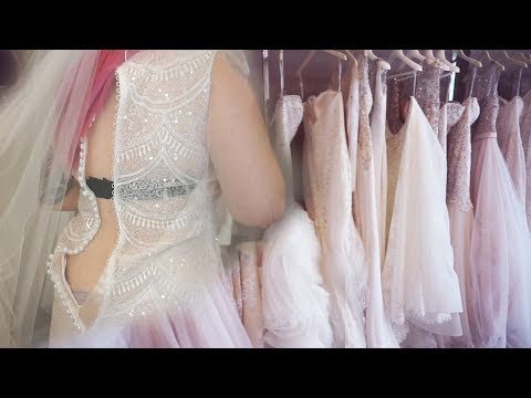 Trying on an $8000 Wedding Dress (I SAID YES) | Wedding Dress Shopping Experience