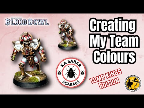 Warhammer | Blood Bowl Third Season | Painting My Tomb Kings Team | Tutorial