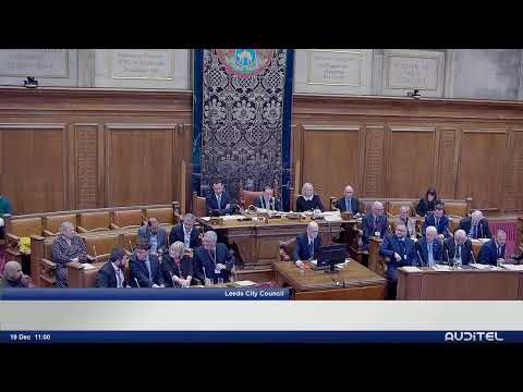 Leeds City Council - Extraordinary Council Meeting - 19th December 2025