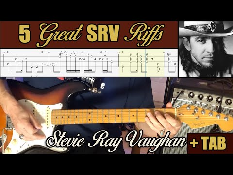 5 Great Stevie Ray Vaughan Riffs + TAB