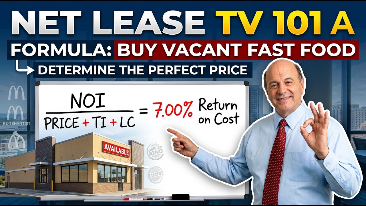 Net Lease TV 101- Don’t Guess the Price: The Underwriting Equation for Dark QSR Sites