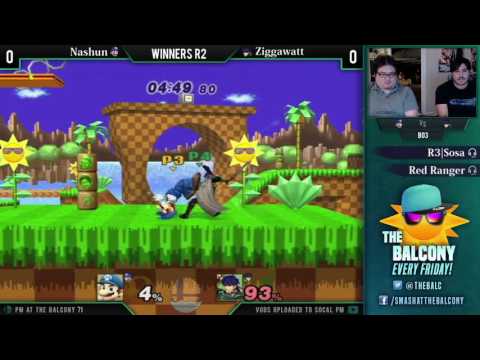 PM @ the Balcony 71 - Winners R2 ft. Nashun (Mario) VS Zigawatt (Ike)