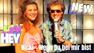 Nicki  Wenn Du bei mir bist  ZDF Hitparade 1990 Längere Version mit Uwe Hübner