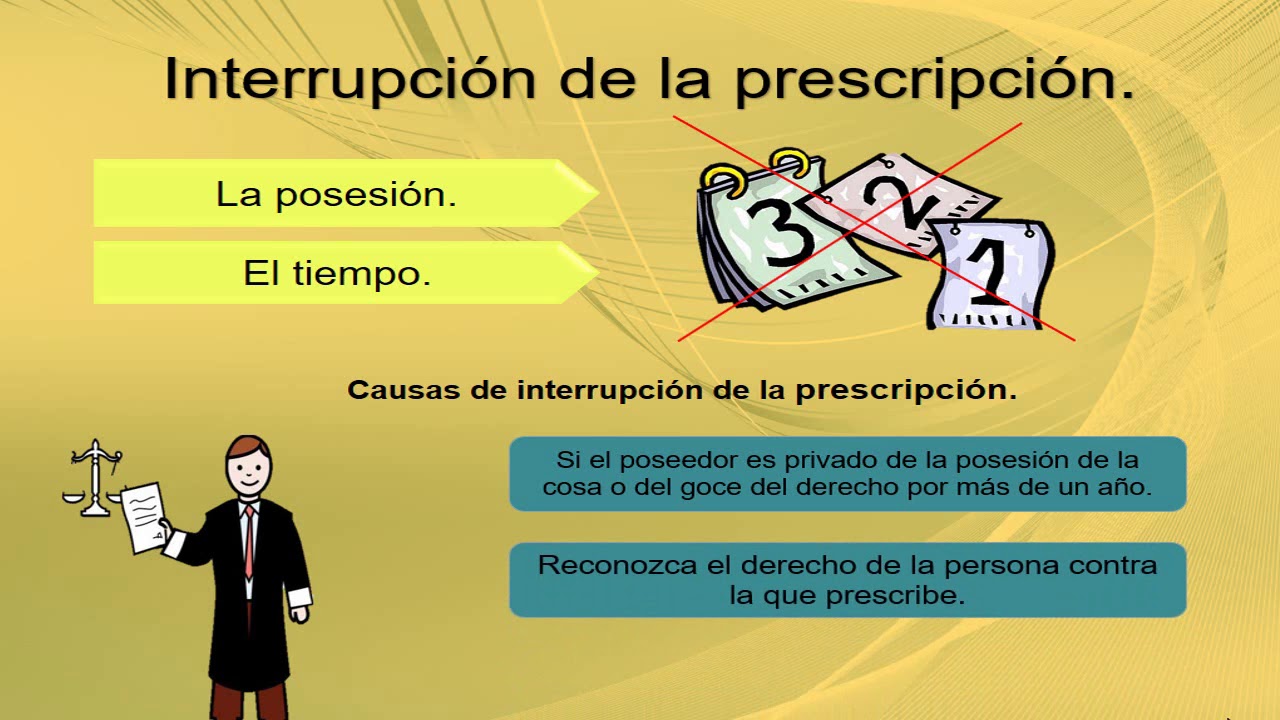 Interrupción de la prescripción.
