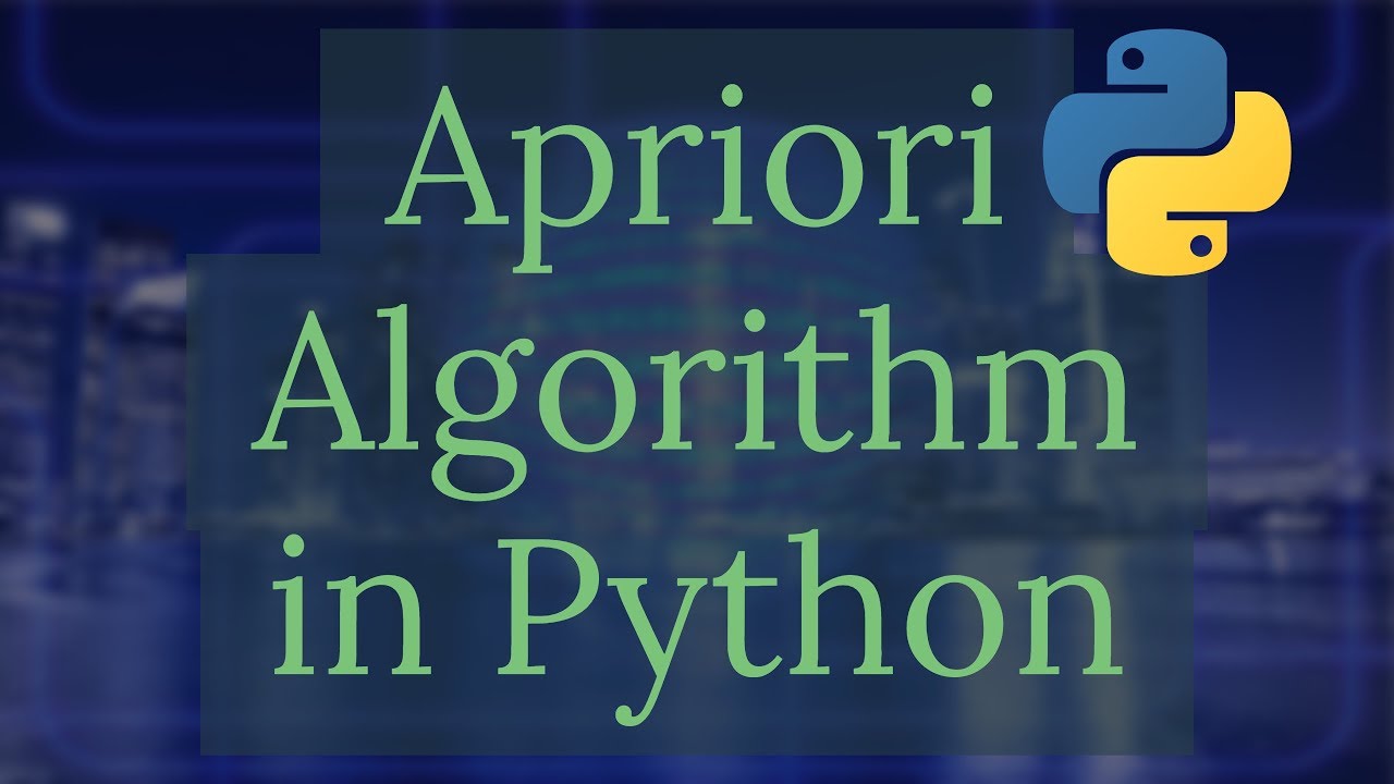 Implementing Apriori algorithm in Python | Suggestion of Products Via Apriori Algorithm