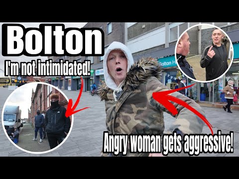 BOLTON -  Aggressive & Demented In Leigh (Weapons Caches & Migrant Military Units)  Hate Scousers!