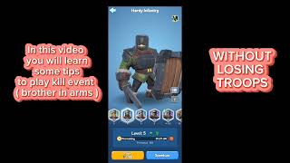 How To Play Kill Event (Brother in Arms) Without Losing Troops - Whiteout Survival #killevent
