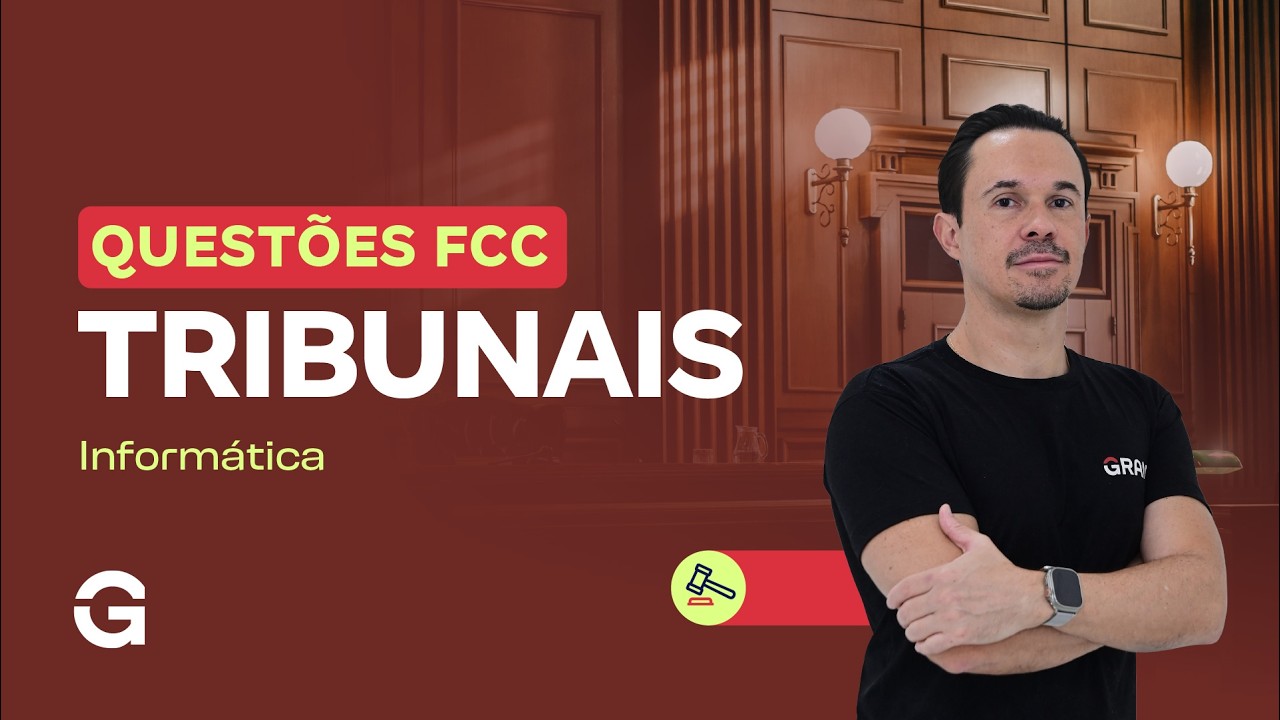 Questões para Tribunais FCC | Informática com Fabrício Melo