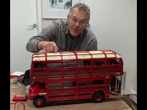 The big red bus part 18 - Building the 1/12 scale Agora models Routemaster London bus