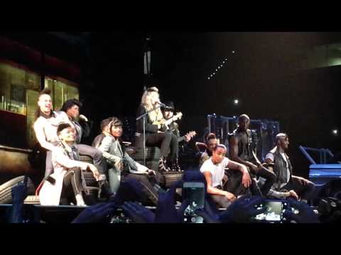 Madonna - Rebel Heart Tour TORINO - SPEECH before singing True Blue & ITALIA IS THE COUNTRY OF AMORE