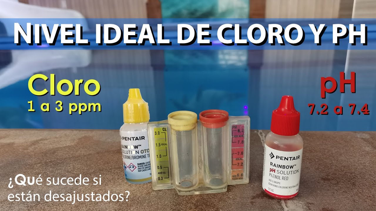 Nivel ideal de Cloro y pH | ¿Por qué medirlos ¿Qué pasa si están desajustados ¿Cuándo medirlos