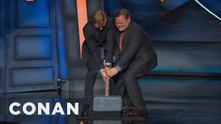 Thor's Hammer Is Cluttering Up The #ConanCon Stage | CONAN on TBS video