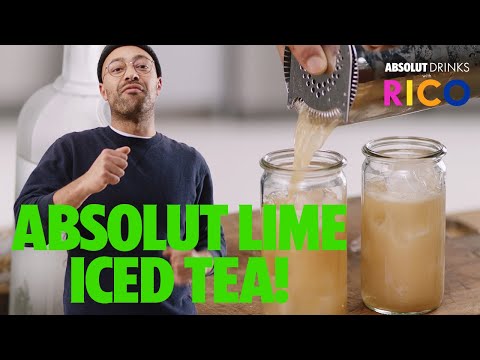 The Absolut Lime Iced Tea | Absolut Drinks With Rico
