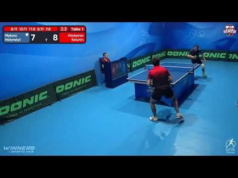 10:30 Mykola Halynskyi 3-2 Vladyslav Kaluhin West 1 WIN CUP 14.10.2022 | TABLE TENNIS WINCUP