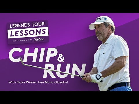 🏆 Legends Tour Lessons | José María Olazábal on the Chip & Run