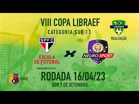 SÃO PAULO COTIA X CT NEURO SPORT - SUB 13