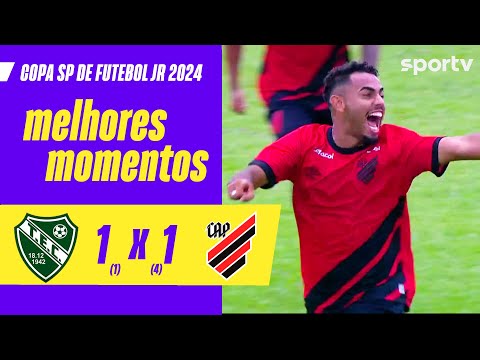 Gols e lances de Tanabi x Athletico Paranaense