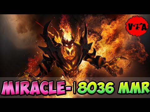 Dota 2 - Miracle- 8036 MMR Plays Party | Shadow Fiend | vol #8