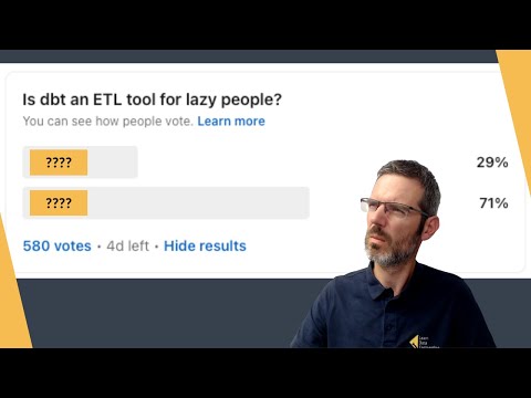Is DBT ETL for lazy people?