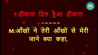 Download lagu Deewana Main Tera Deewana (Duet) | Hindi Karaoke With Lyrics mp3