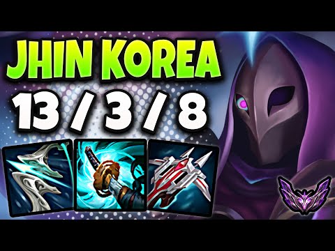 Jhin vs Ezreal ADC Patch 13.9 Korea Master Season 13 [ 13 / 3 / 8 ]  🥇