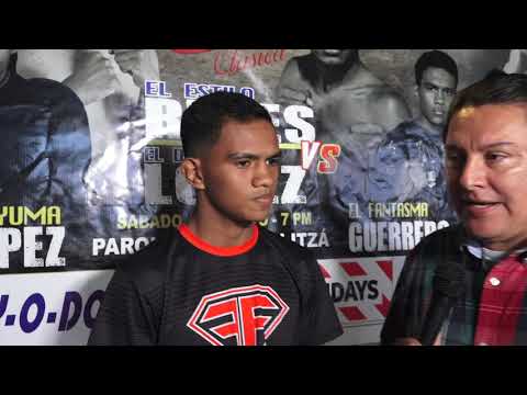 ENTREVISTA WISTON GUERRERO PARA SU PELEA CON ENGELS GÓMEZ   BOXEO